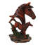 Sculpture de famille de chevaux équine Western
