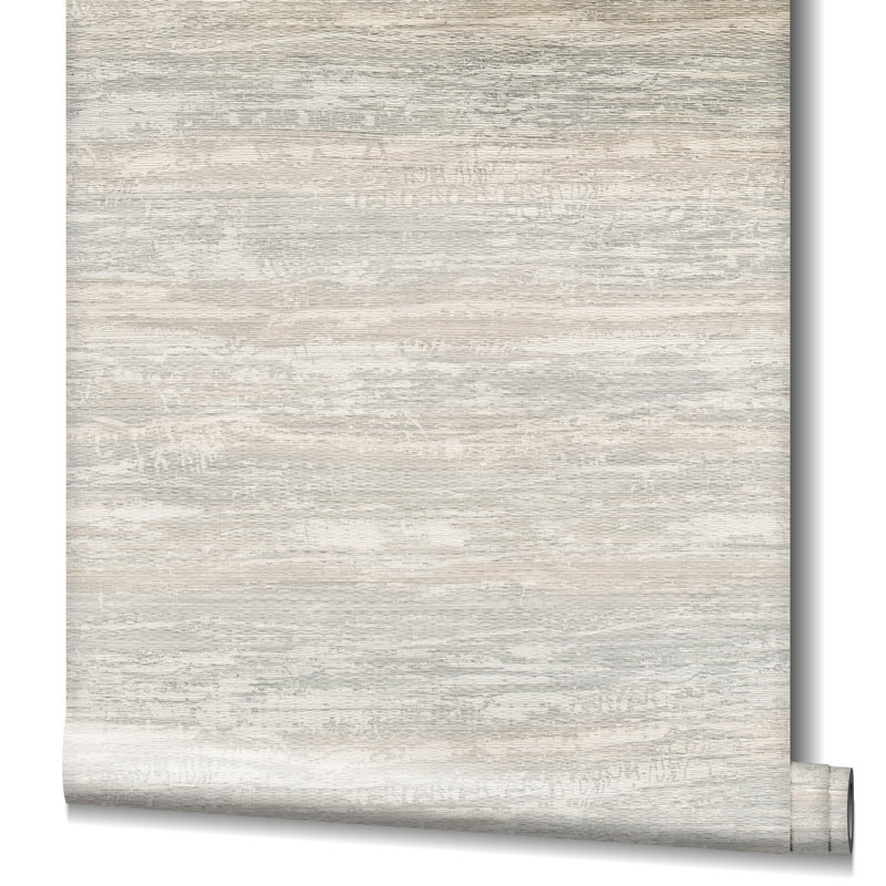 Energy Collection Grasscloth Effect Matte Wallpaper Roll, Silver