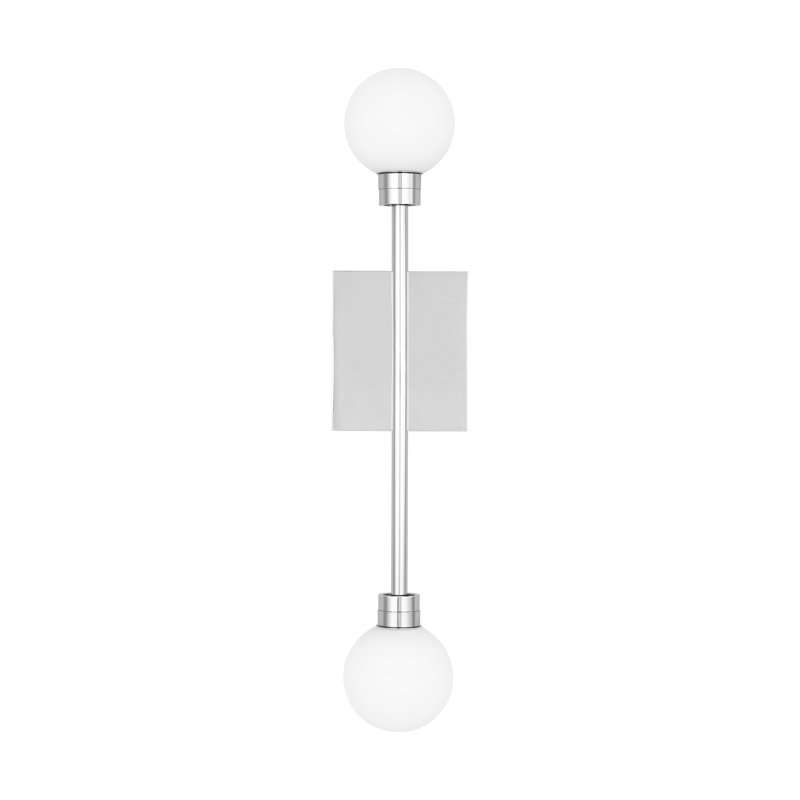Mara 2 - Light LED Armed Sconce, Polished Nickel