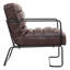  Fierros 62Cm W Faux Leather Armchair-1896600123