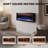 Wall Mounted/Recessed-In Electric Fireplace With Smart WIFI-643953039