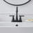 Centerset 2-handle Bathroom Faucet with Drain Assembly