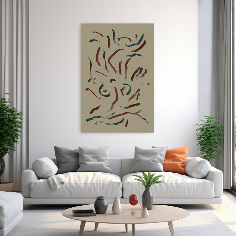 Art contemporain contemporain contemporain, H 60 po x l 40 po