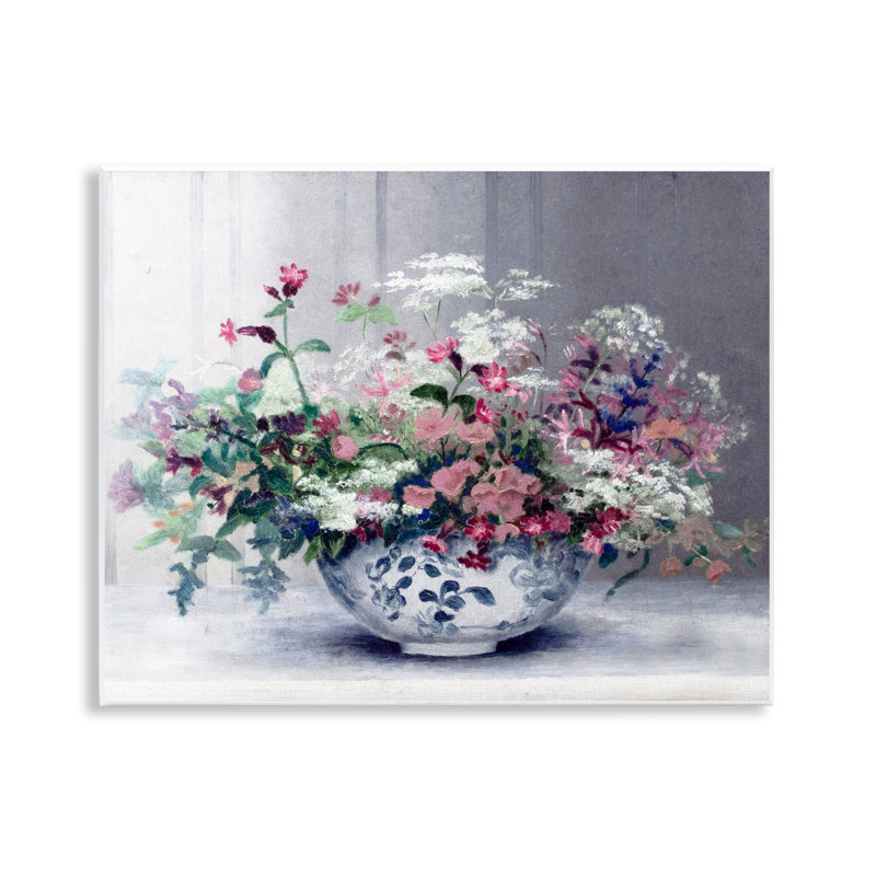 Plaque murale Painterly Elegant Blooms