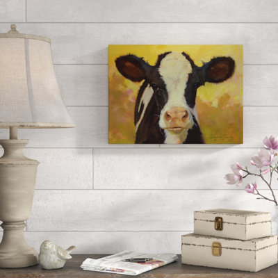 « farm pals iii », peinture sur toile tendue