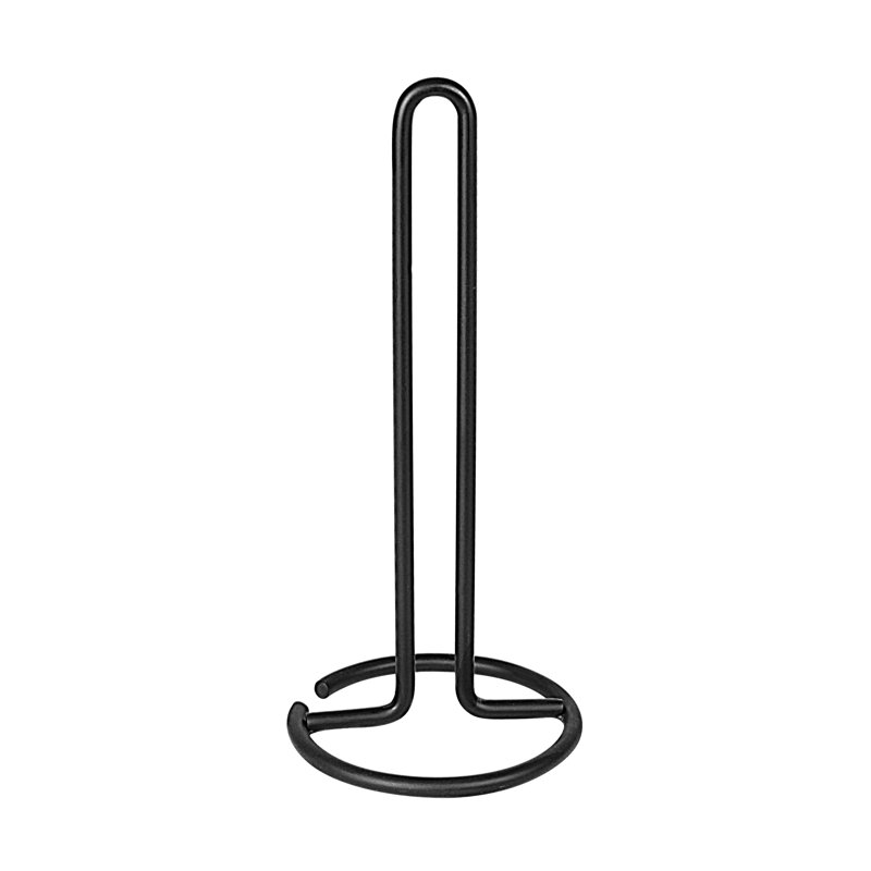 Porte-serviettes sur pied autoportant, Noir