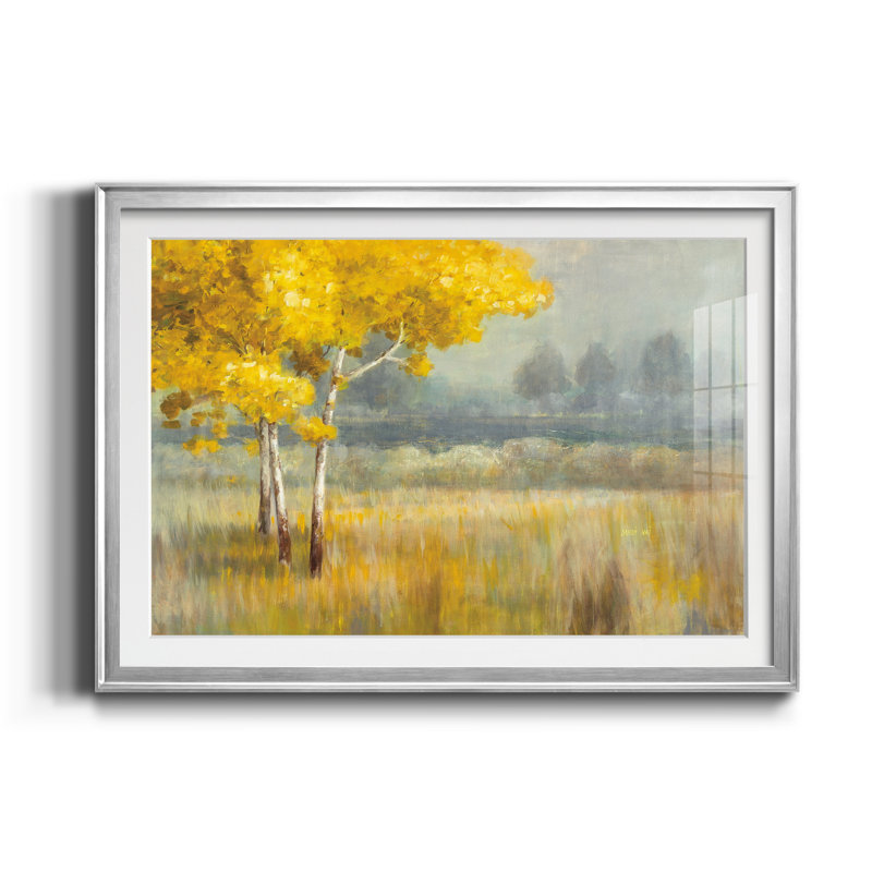 Paysage - Cadre photo, reproduction d'art sur papier, Argent, H 18,5 po x l 24,5 po x P 1,5 po