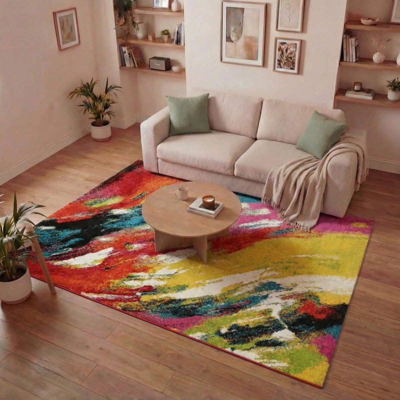 Abstract Area Rug, Rectangular 120 x 170cm