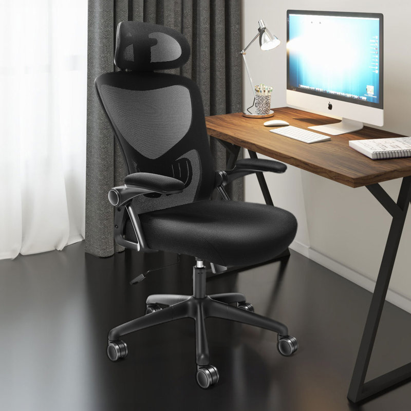 Chaise de bureau ergonomique avec repose-tête Saiden