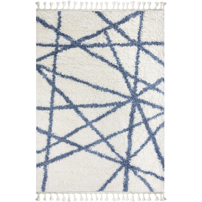 Accursia Striped Indoor Rug, Rectangle 6'7" x 9'7"