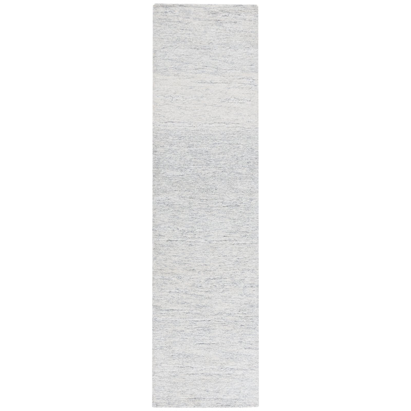 Tapis ébène ivoire / gris foncé Ebony, Tapis de couloir 2 pi 3 po x 9 pi
