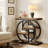 25.59" Industrial 4-Tier Narrow End Table with Storage Shelves-1826771374-1826771368