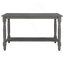 Ensemble de table de salle à manger à hauteur de comptoir 6 pièces TREXM avec 4 chaises et un banc pour la salle à manger (gris)-1652968128