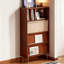Brun + abricot + bois massif argenté + vitrines en acier inoxydable