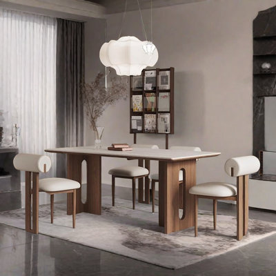 Retro Style Dining Table and Chair Set