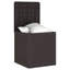 Boîte de rangement pour jardin Vidaxl brun 21,7 x 20,9 x 22,4 po-117060624