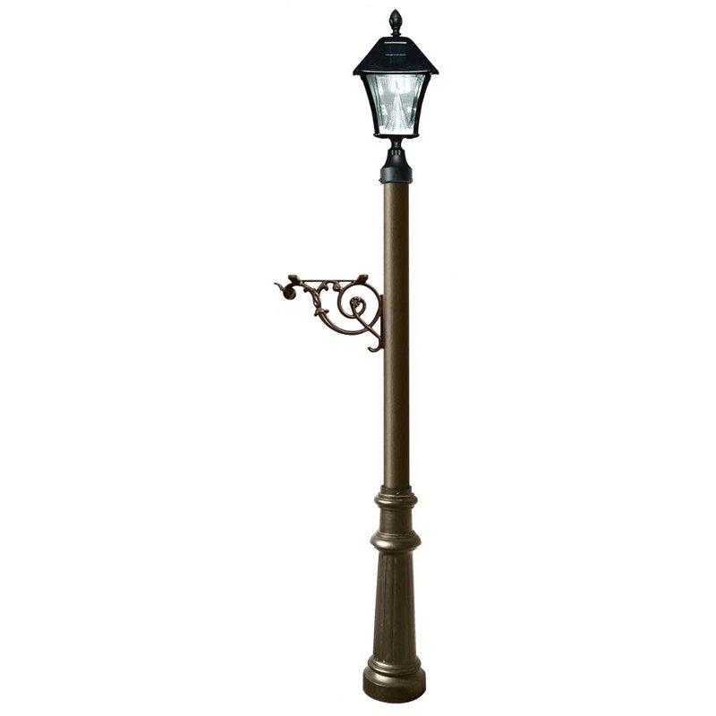 Poteau décoratif intérieur h 61 po Lewiston Mailbox, Bronze