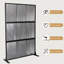 72.05''H x 47.75''W Modern Privacy Metal Screen Fence Panel-109617015
