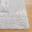 Tapis en laine / coton touffeté à la main Ikat gris clair / ivoire-314357801