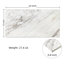 Carreaux de marbre blanc 12 po x 24 po - Poli pour un carrelage naturel élégant pour salle à manger et cuisine