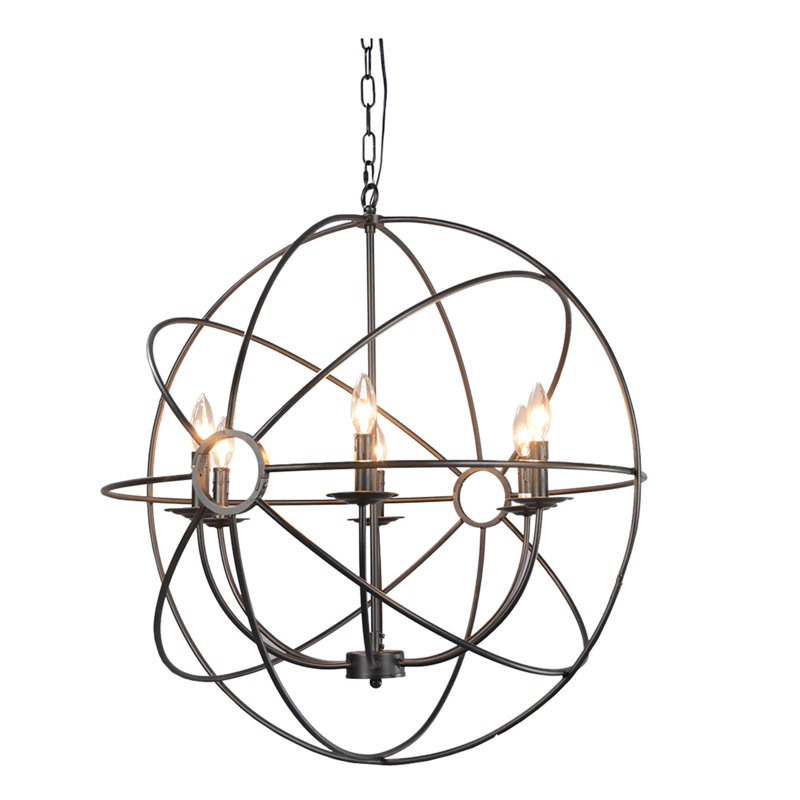 Voltaire 6 - Light Chandelier