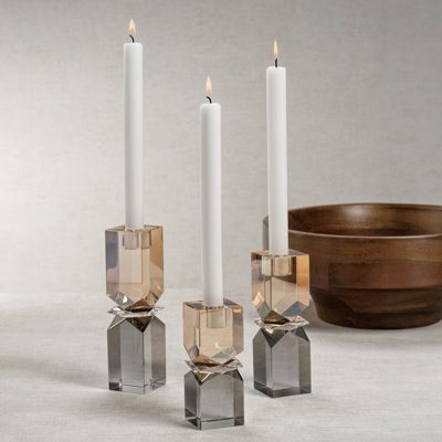 Crystal Tabletop Candlestick