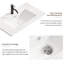 30 po x 18 po x 6,7 po - Céramique - 1 pièce - Blanc - Meuble-lavabo