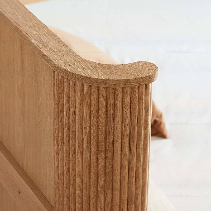 Lit plateforme Wave, Oak