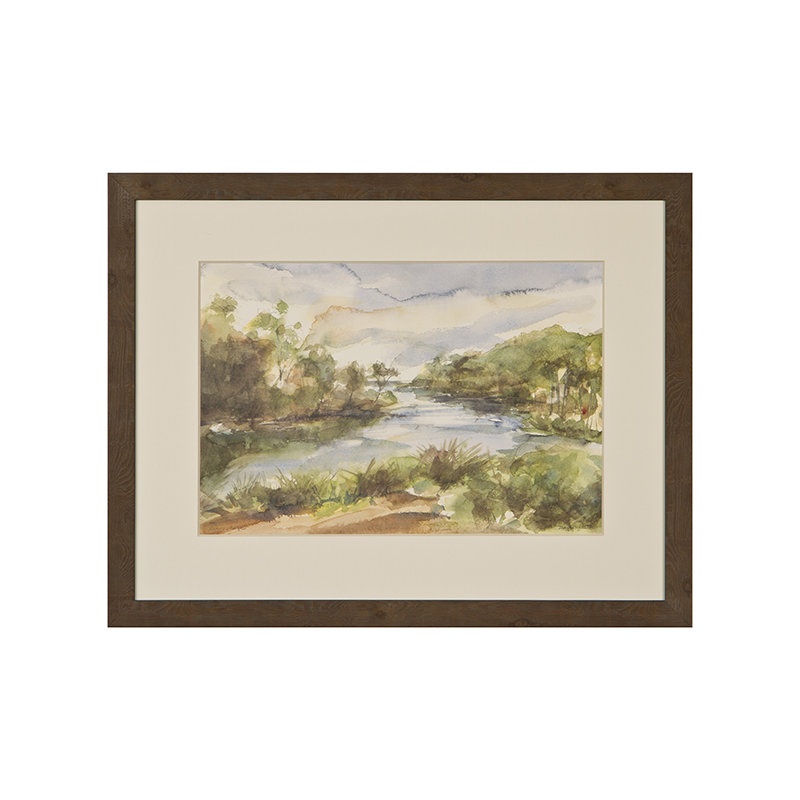 Rivers Edge Print by Daughdrill