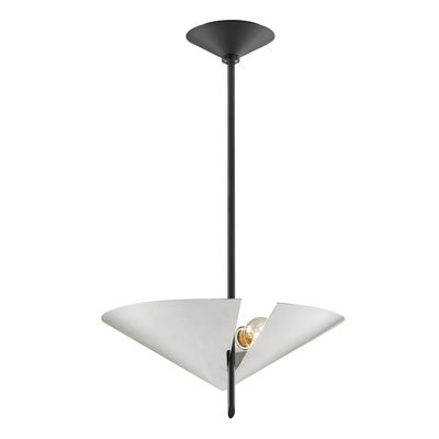 Luminaire suspendu conique à 2 lumières Equilibrium