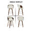 Tabouret de bar 26 po Mid-Century-340060396