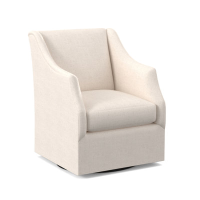 Claudette Upholstered Swivel Armchair