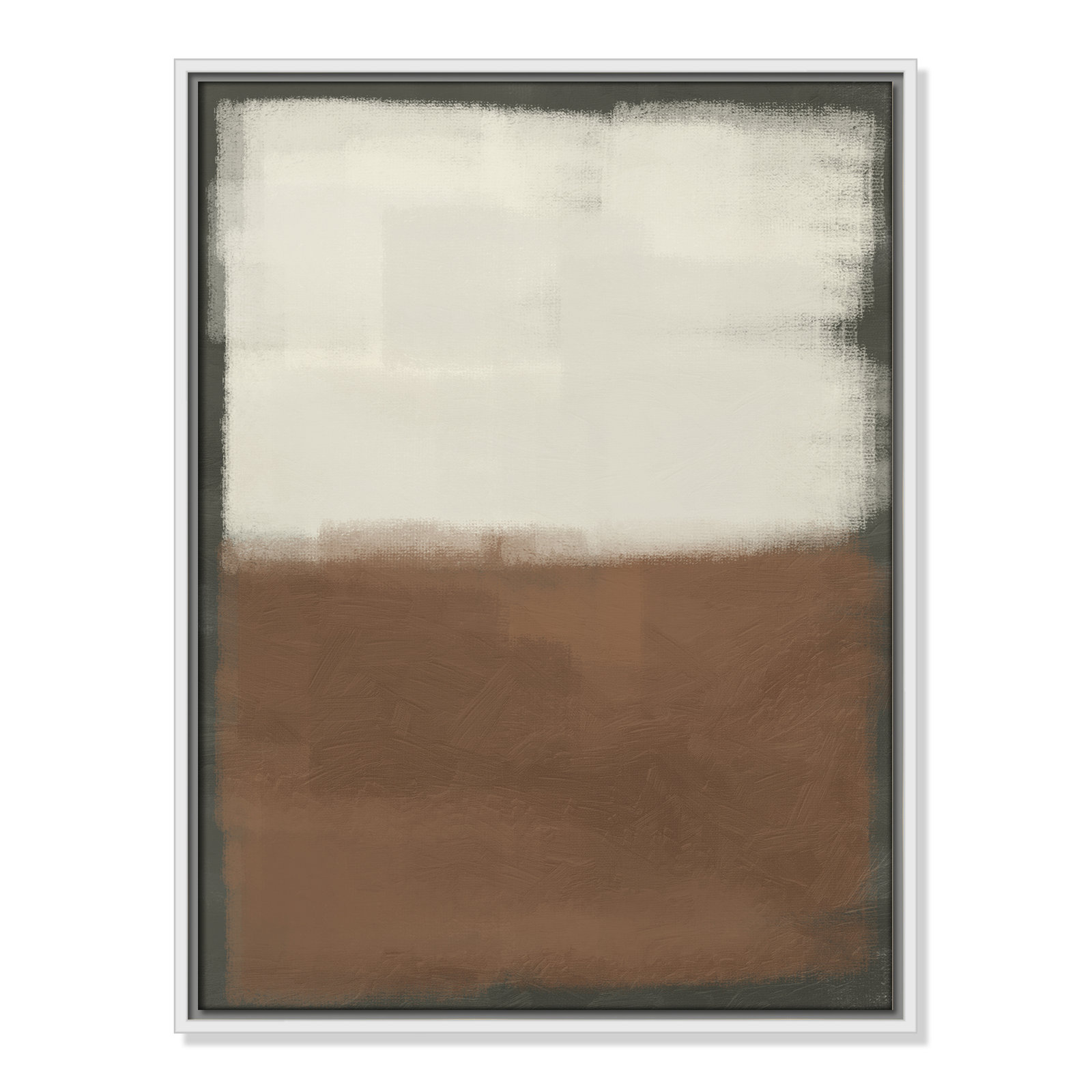 Coronado "Alabaster Burst 2" Painting, 25.5" H x 19.5" W x 2" D, White