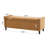 Velvet Upholstered Storage Bench Entryway Bench with Large Storage-575796066