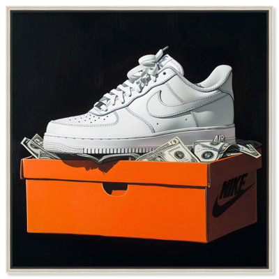 Hustle Shoebox Canvas by Art Remedy