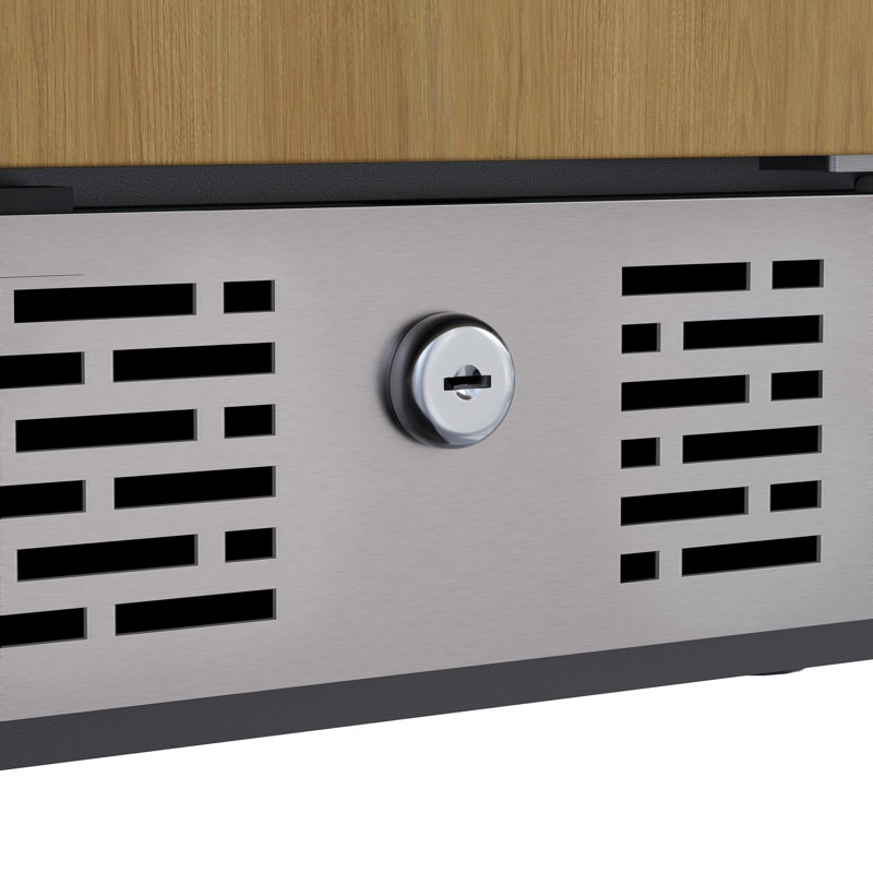 Stainless Steel 24-Inch Dual Zone French Door Wine Cooler