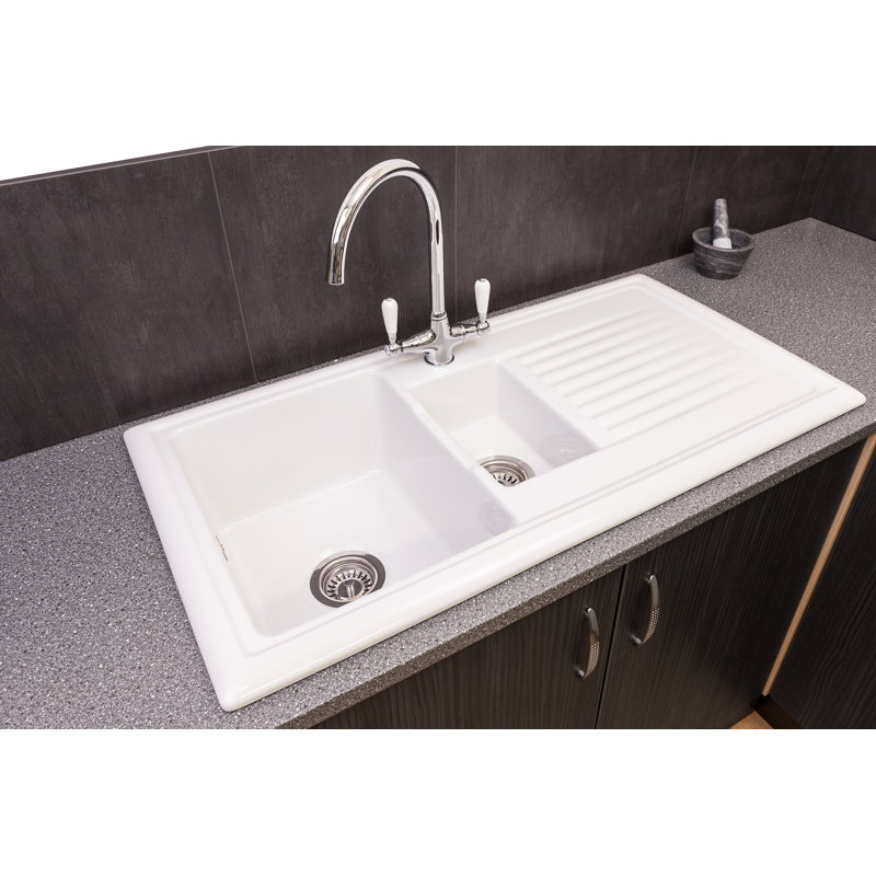 Double Handle Surface Mounted Monobloc Mixer Tap