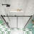 Sliding Shower Door With Tempered Glass