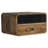 Large Oak-Ish Curve Upper Slot Floating Bedside-590533794
