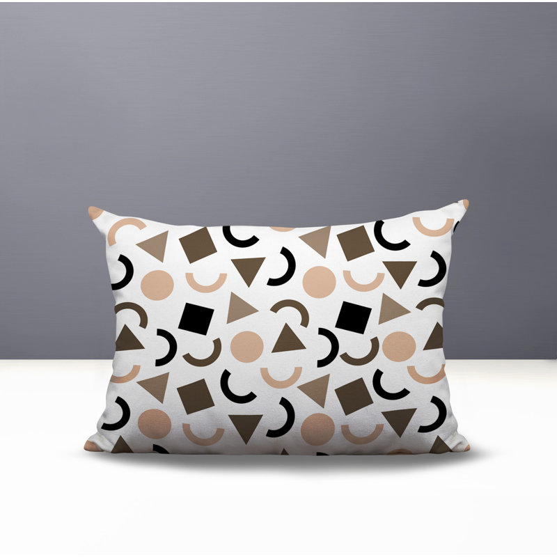 Coussin lombaire réversible intérieur / extérieur Fazzal, Rectangle H 14 po x l 20 po