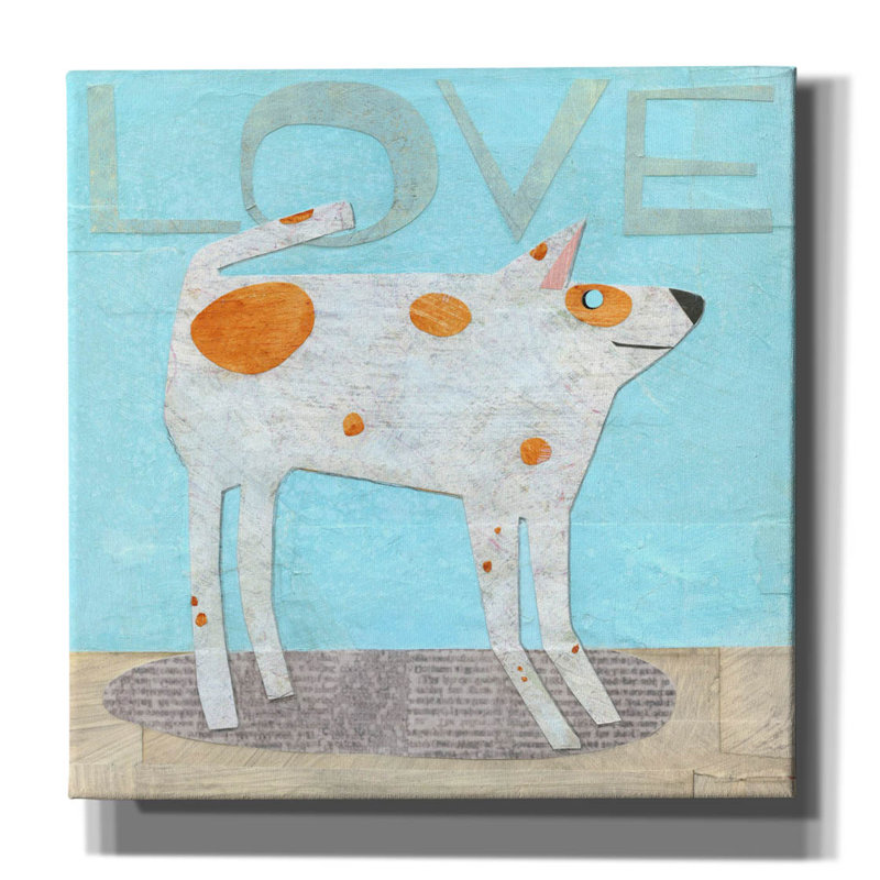«Faithful Friend» par Judy Verhoeven, H 26 po x l 26 po x P 1,5 po