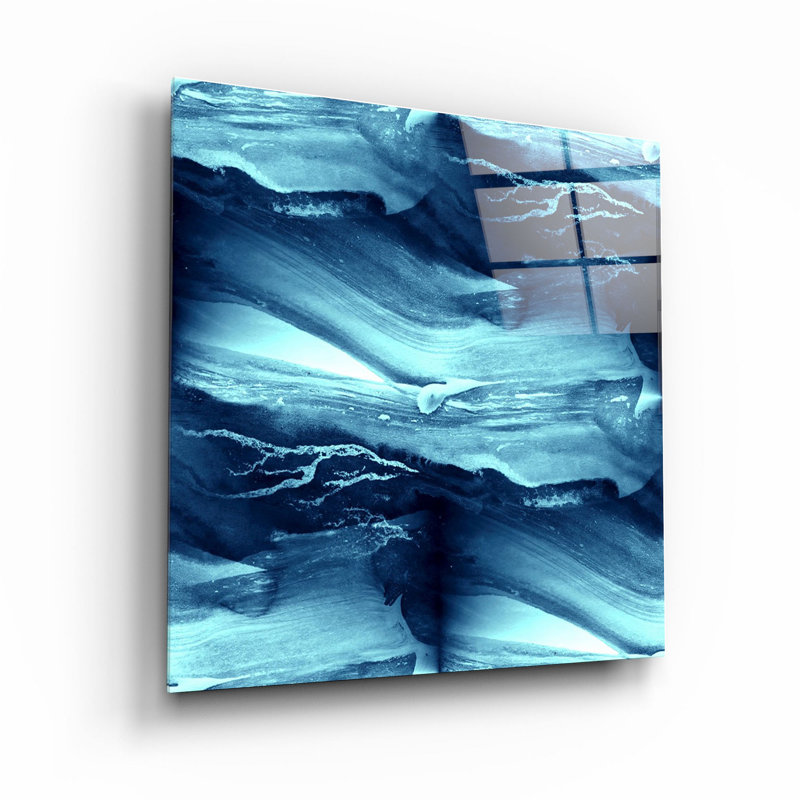 Superbe peinture décorative en verre trempé 23,6 po x 23,6 po | 100% verre trempé, épaisseur: 0,16 pouce | Impression UV pour des couleurs éclatantes | Art mural parfait pour la décoration de la maison ou du bureau, design moderne et élégant