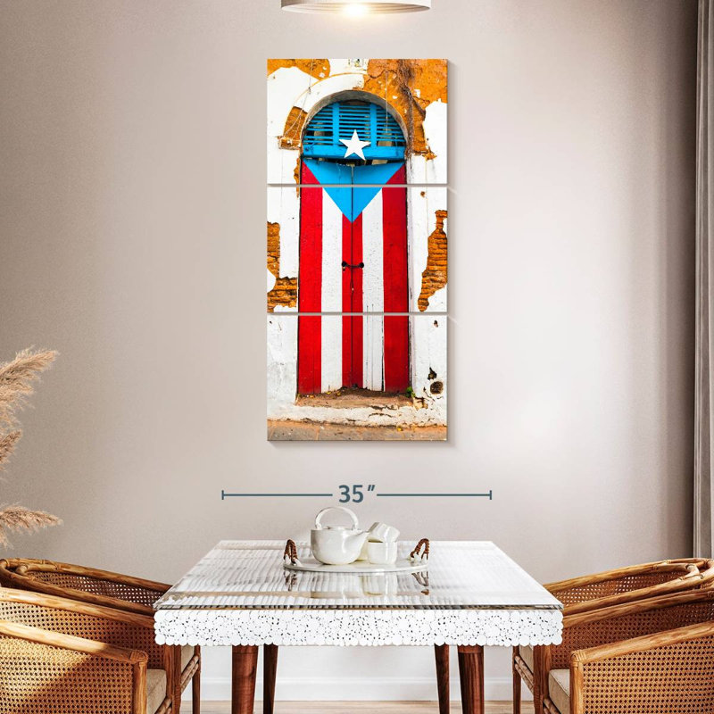 San Juan Old City Door, 52" H x 24" W