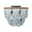 Ombre Wood Bead Flush Mount-428949239-428949238