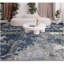 Abstract Area Rug in Dark Blue/Gray-69961809