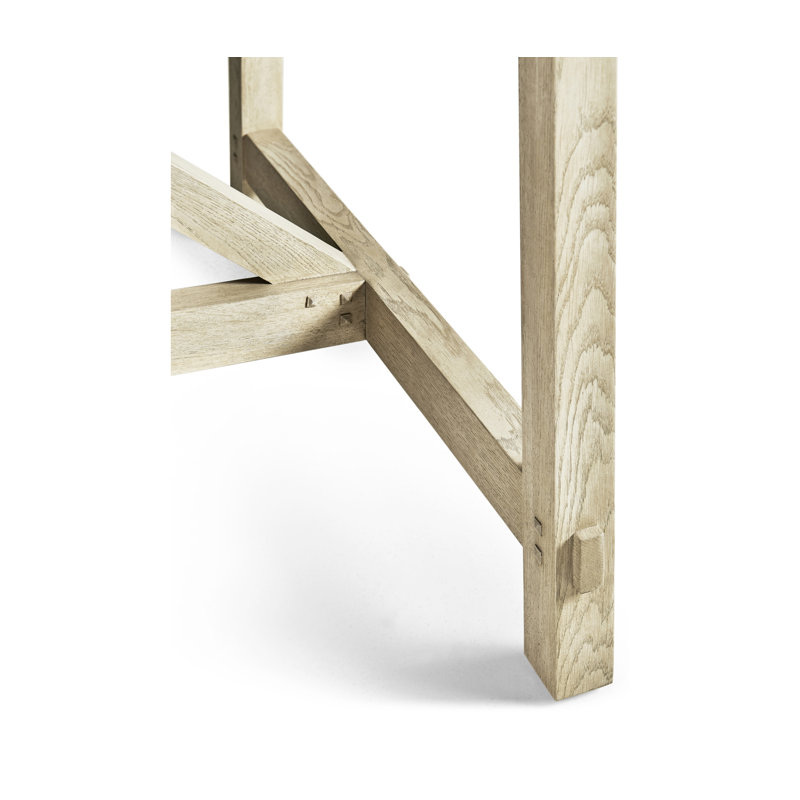 Sidereal Solid Oak Dining Table, Stripped Oak