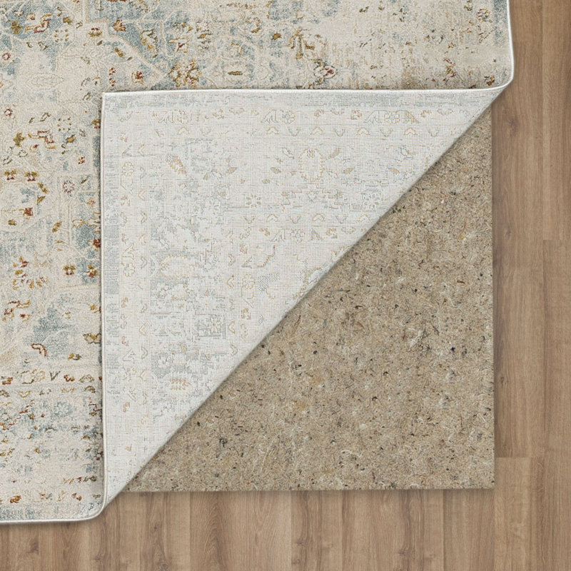 Windermere Karastan Ashbourne Low Pile Stain and Fade Resistant Polyester Indoor Area Rug in Blue, Rectangle 10' x 14'