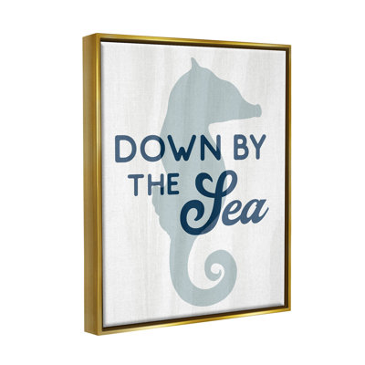 «Down By The Sea Seahorse», estampe numérique par Lil 'Rue