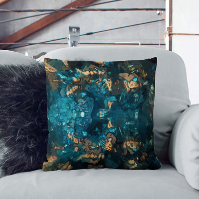 Abstract Square Throw Cushion
