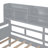 Elegant Size Daybed In Gray, Wood Slat Base, Bedside Shelf & 2 Drawers - Multi-Purpose For Home Interior Supported Structure, Multi-Functional Decor-18483591-18483589